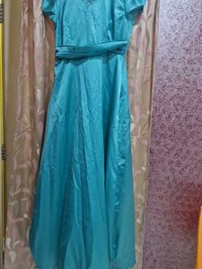 Elegant Blue Ethnic Gown