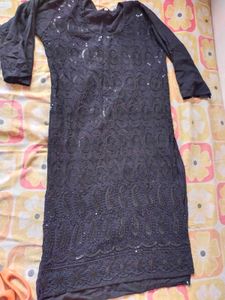 Black Seuence Kurta