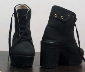 Black Platform Boots