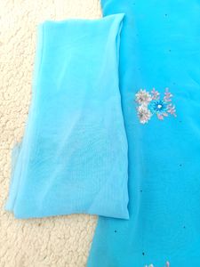 Resham Work Saree