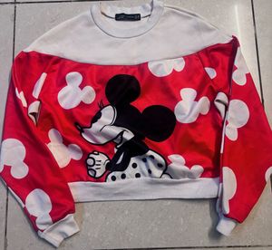 Zara Woman Mickey Mouse Sweatshirt