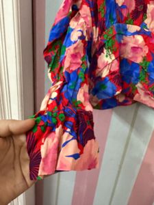Zara Floral Top