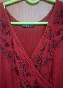 Zudio Maxi Dress | Rust Orange | XL