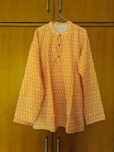 Orange Festival Kurta (Short)