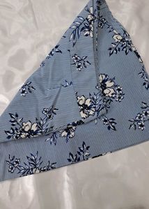 Floral Striped Mini Skirt