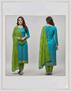 Modal Chanderi Dress Material