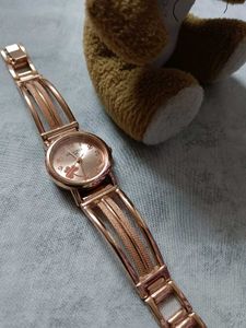 Rose Gold Wrist Watch