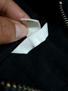 Black H&amp;m Zipper
