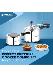 Bajaj New Shakti 2L, 3L Cooker Combo