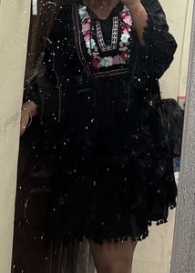 Black Flared Dress