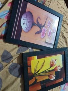 Framed Flower Prints - Set of 2