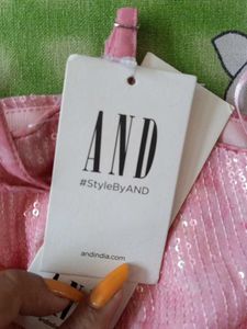 Pink Sequin Dress Party Wear