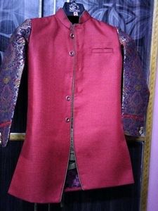 Paisley Patterned Indian Wedding Outfit