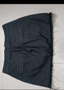 Denim Mini Skirt
