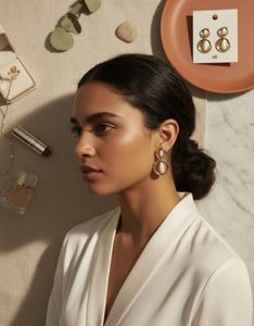 H&amp;M Gold Drop Earrings