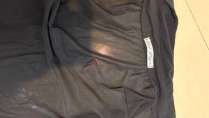 Cropped See Through Black