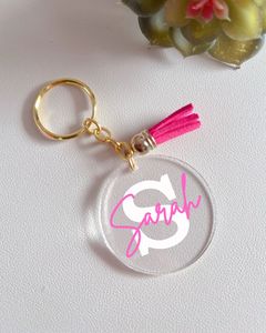 Personalized Initial Keychain