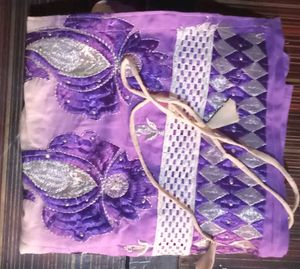 Purple Dress Material