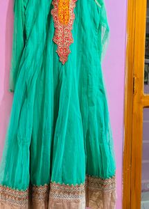 Sea Green Anarkali