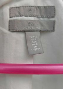 H&amp;M White Blazer