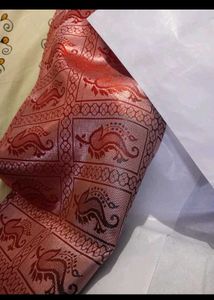 Blue Dharmavaram Silk Saree