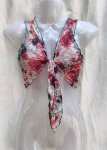 10111. Tie-Dye Crop Top