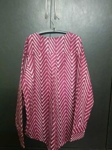 Chevron Print Top