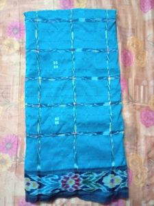 Blue Handloom Saree