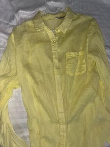 Yellow Button-Down Shirt