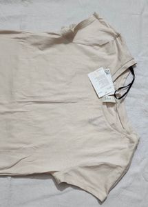 H&amp;m Beige T Shirt