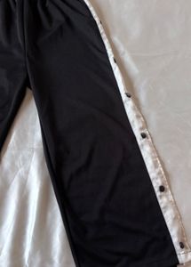 Black Buttoned Trouser Pants