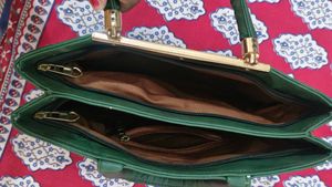 Stylish Green Handbag