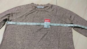 🩶🆕 BRAND NEW Heathered Long Sleeve knit Top