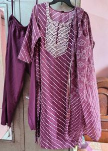 Beautiful Kurti Pant Dupatta Set