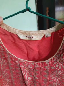 Handworked Beautiful Rose Kurthi