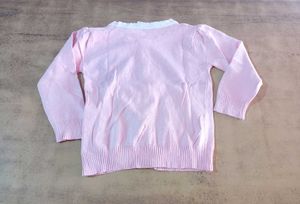 Cute Pink Girls' Cardigan