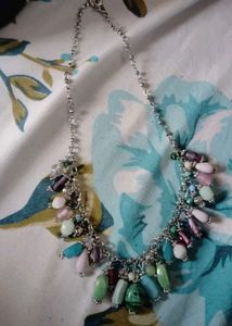 Colorful Beaded Statement Necklace