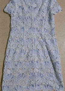 Lace Overlay Dress