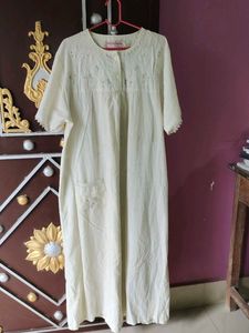 Beautiful white design night suit 😍😍☑️