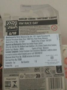 Hot Wheels Shelby Cobra Daytona
