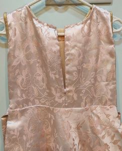 Ethinic gown With Sleeves Cutting