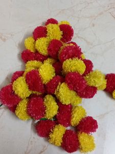 New Plastic Flower Garland For Decorations (Set Of -2)