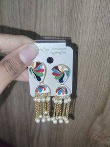 Colorful Jhumka Earrings
