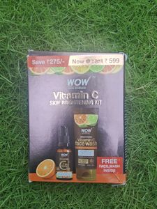 Wow Vitamin C Kit Face Wash And Faceserum Any 1