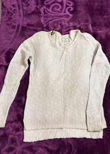 Beige Pullover Sweater