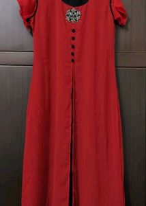 Elegant Red Dress 💗