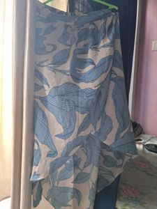 Tropical Printed MIDI skirt