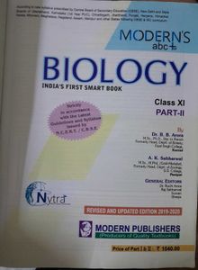 Class 11th MODERN&#39;s ABC+ Biology Part 1&amp;2 Combo