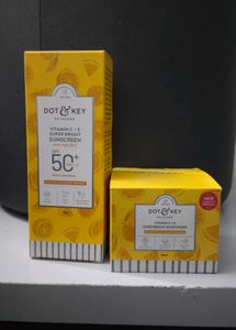 New Sealed Combo Dot&Key Sunscreen Moisturizer