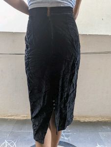 Black Velvet Skirt Size 30-32inch